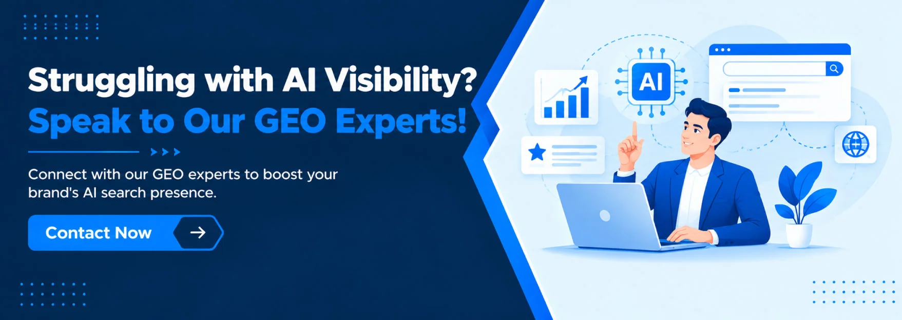 Struggling with AI Visibility? Speak to Our GEO Experts! 