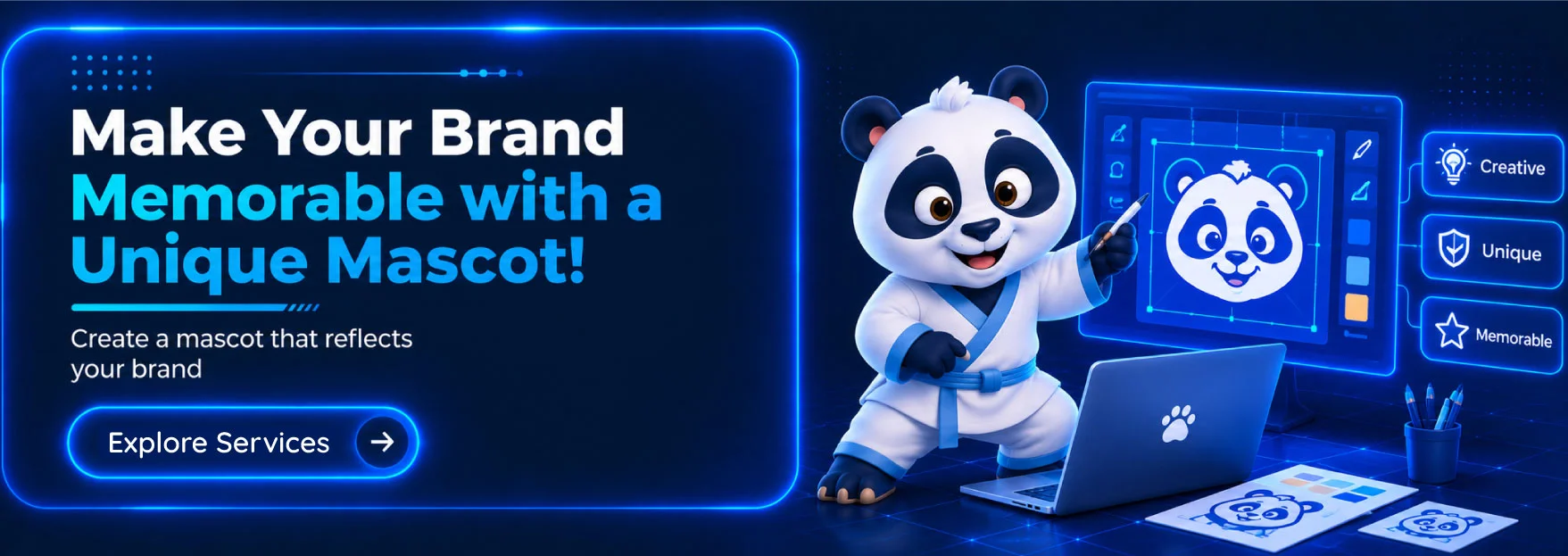 Make Your Brand Memorable with a Unique Mascot! 